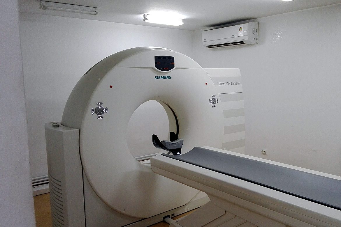 Aparatul de tomografie computerizată Siemens